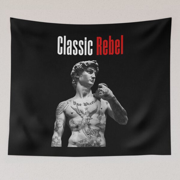 Item preview, Classic Rebel | Tattooed David Body Statue - Tattooed Statue Of David  designed and sold by MadeByRobots.
