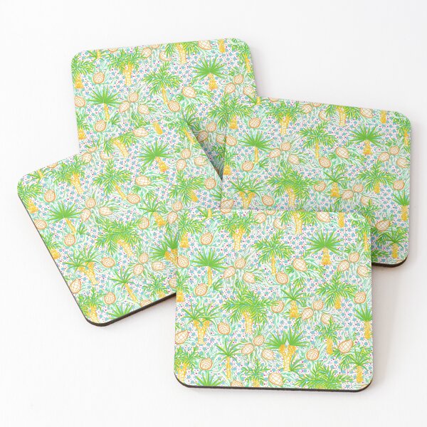 Item preview, Pineapples and Palm Trees designed and sold by tinaschofield.