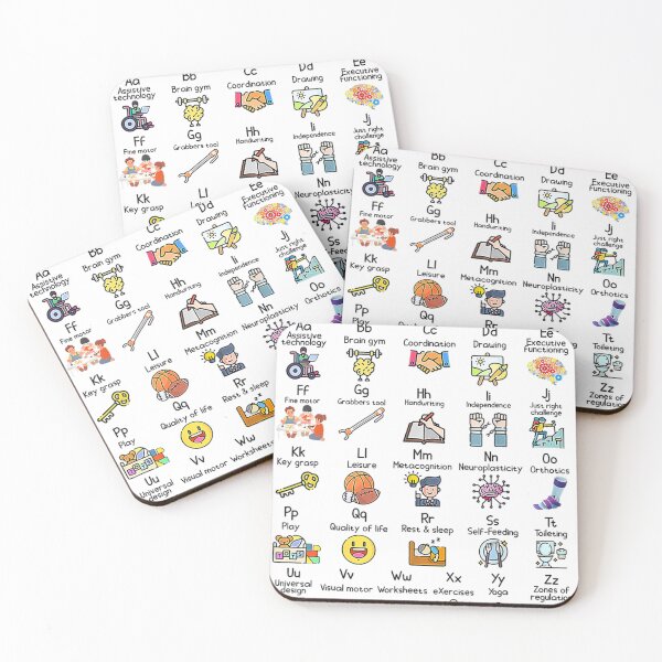 Item preview, Occupational Therapy Alphabet designed and sold by PureHeaven ⭐⭐⭐⭐⭐.