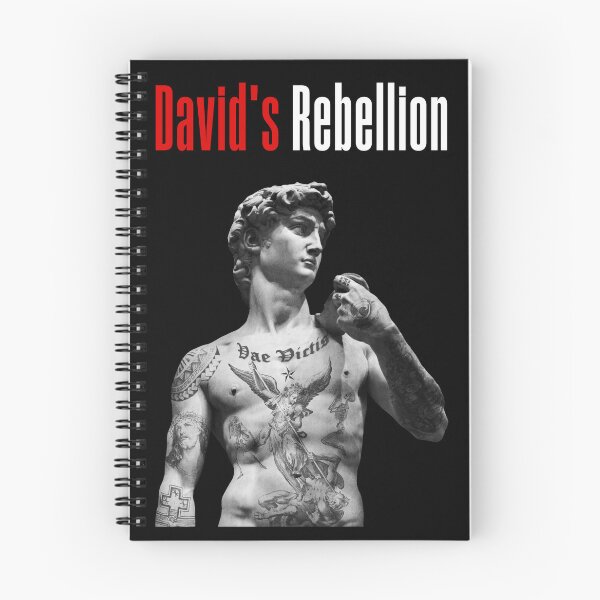 Item preview, David's Rebellion | Tattooed David Body Statue - Tattooed Statue Of David  designed and sold by MadeByRobots.