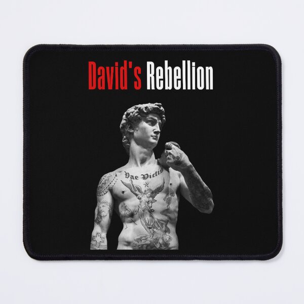 Item preview, David's Rebellion | Tattooed David Body Statue - Tattooed Statue Of David designed and sold by MadeByRobots.