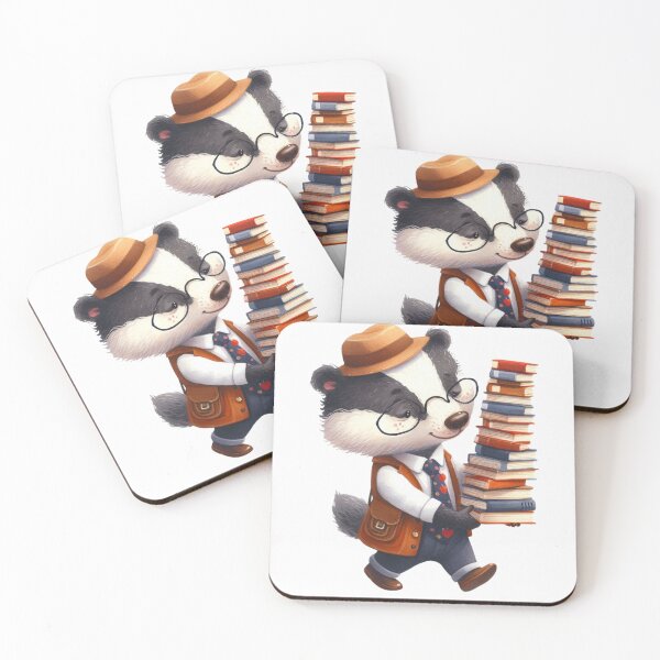 Item preview, Badger Tales: Watercolour Illustration of a Friendly Friend designed and sold by Doddlaix.