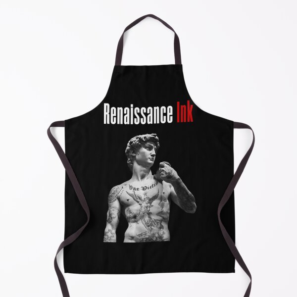Item preview, Renaissance Ink | Tattooed David Body Statue - Tattooed Statue Of David designed and sold by MadeByRobots.