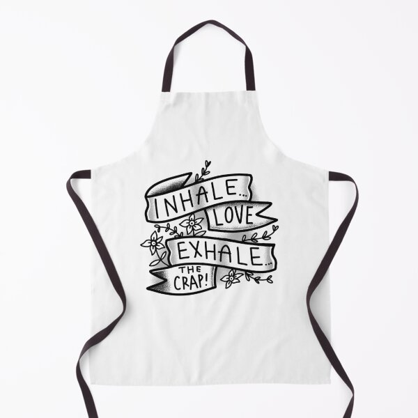 Item preview, Tattoo banner Inhale love Exhale the crap! designed and sold by jazzydevil.