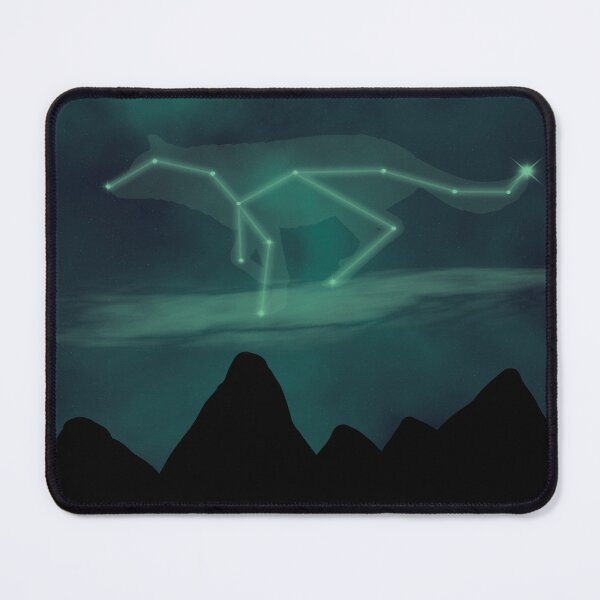 Item preview, Green Wolf Constellation designed and sold by WiseWitch.