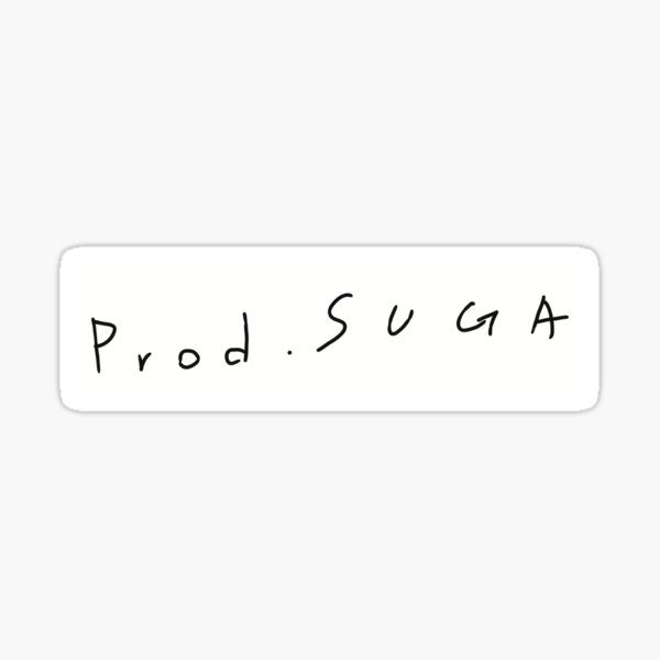 Item preview, Prod. Suga Handwriting - Yoongi Agust D designed and sold by maysmagicshop.