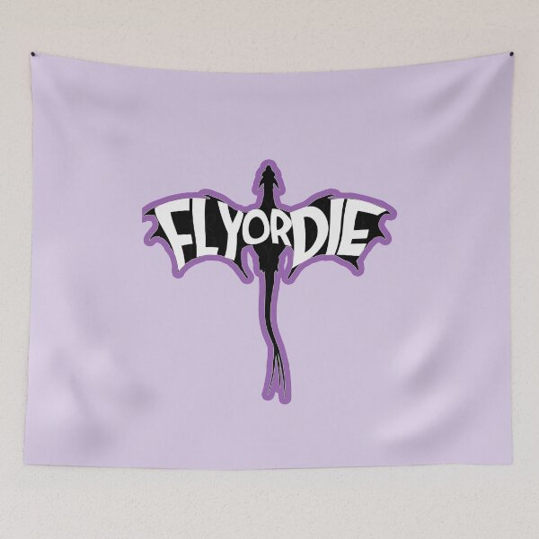 Item preview, Fourth Wing Dragon Fly or Die Purple designed and sold by baranskini.