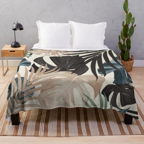Item preview, Tropical Jungle Leaves Pattern #20 (Fall Colors) #tropical #decor #art designed and sold by Anita's & Bella's Art.