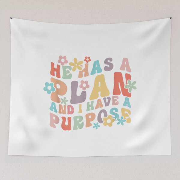Item preview, He Has A Plan And I Have A Purpose designed and sold by PureHeaven ⭐⭐⭐⭐⭐.