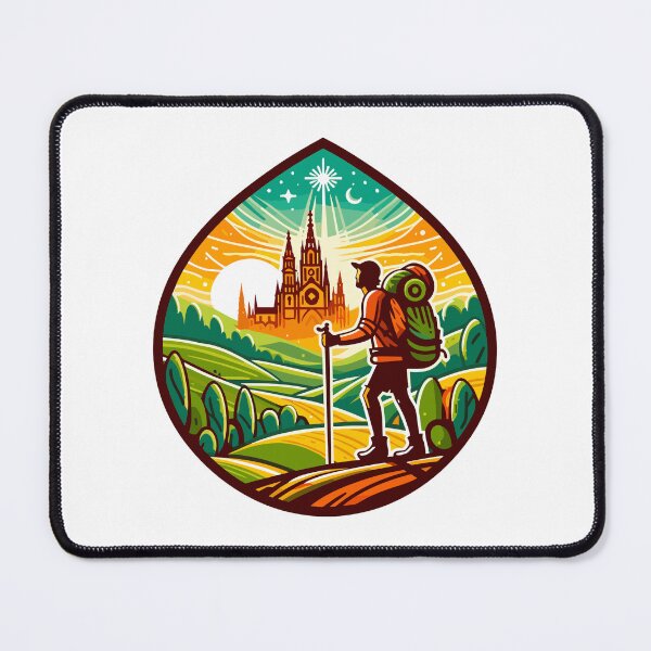 Item preview, El Camino ¡BUEN CAMINO! Camino de Santiago - Shirt, Hat, Button, Pin, Sticker, etc designed and sold by cloudhiker.