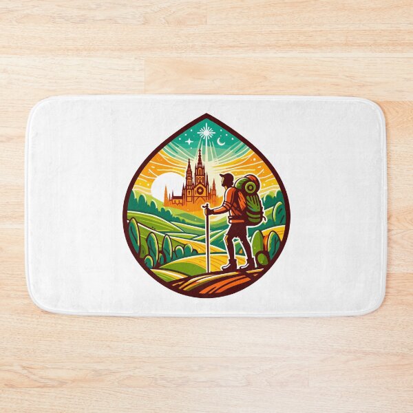 Item preview, El Camino ¡BUEN CAMINO! Camino de Santiago - Shirt, Hat, Button, Pin, Sticker, etc designed and sold by cloudhiker.