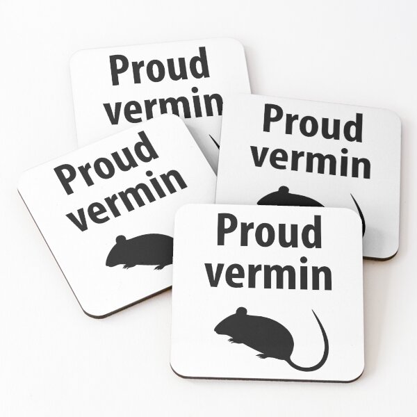 Item preview, Proud vermin  designed and sold by Rachel the Artist .