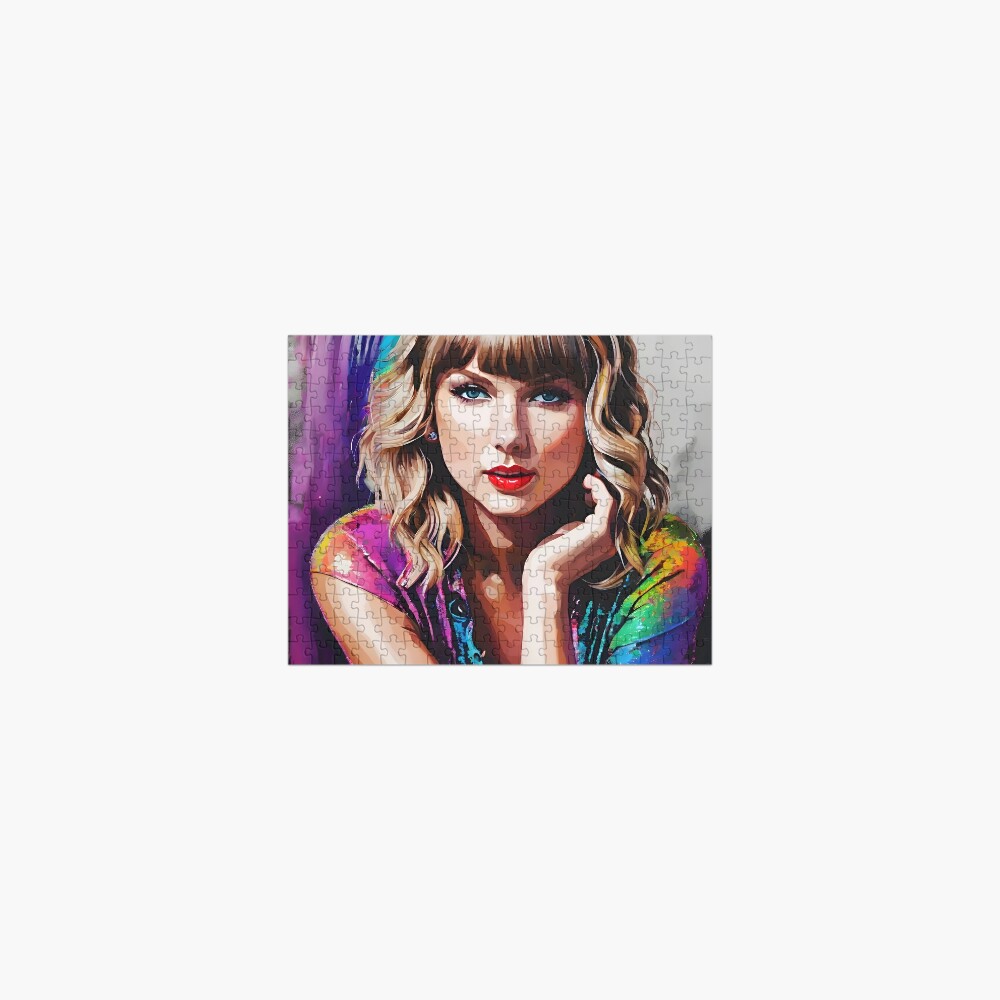 Taylor Swift Portrait v1 Jigsaw Puzzle for Sale by Dan Farsaci