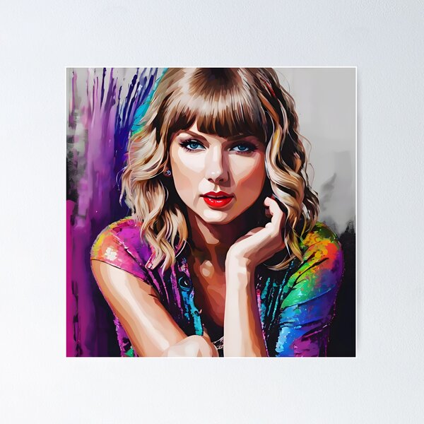 Item preview, "Taylor Swift" Portrait v1 designed and sold by Dan Farsaci.