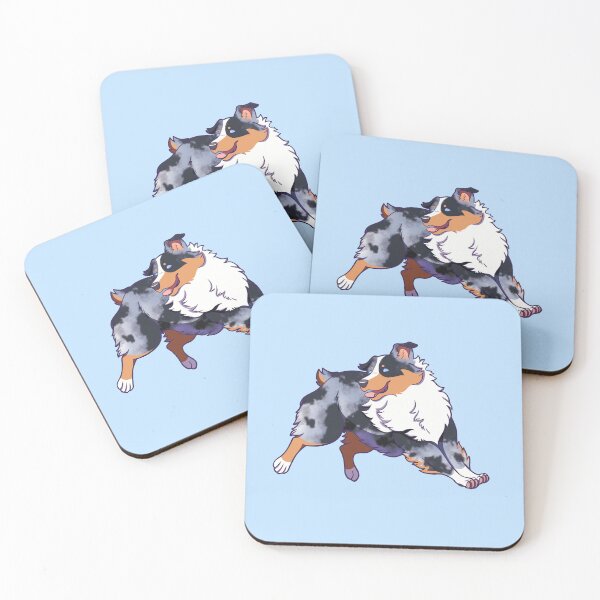 Item preview, Blue Merle Australian shepherd designed and sold by Rubymcc.