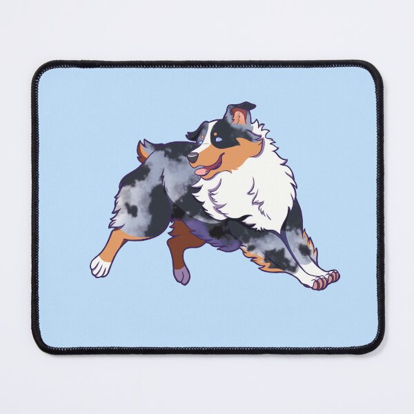 Item preview, Blue Merle Australian shepherd designed and sold by Rubymcc.
