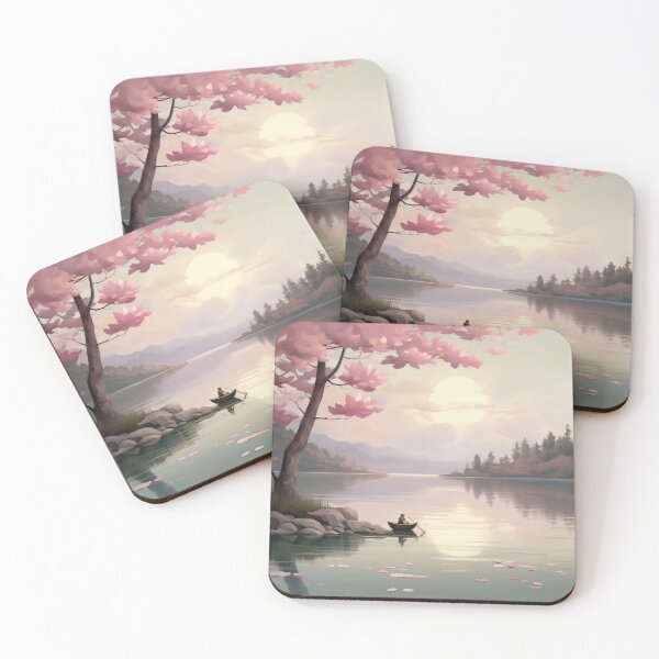 Item preview, Pink Sunset Tranquility - Digital Art designed and sold by SnoopyTF.