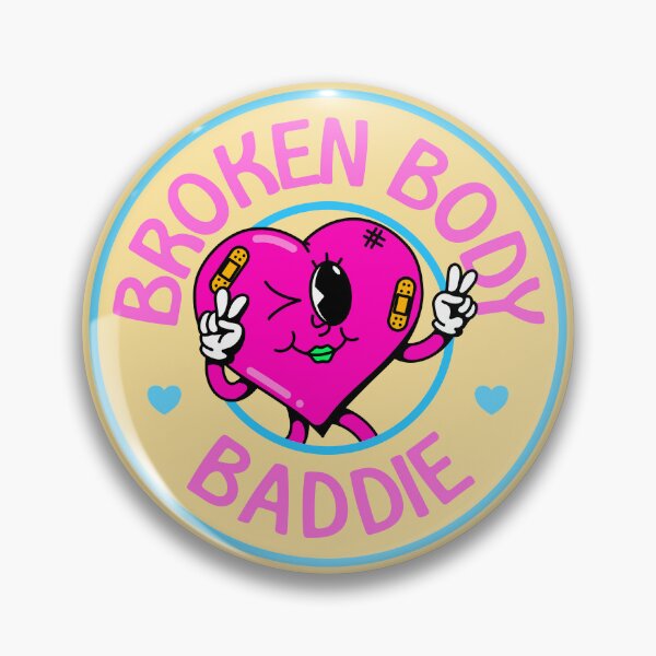 Artikelvorschau, Brocken Body Baddie – Aufklärung über chronische Krankheiten entworfen und verkauft von Picket Club.
