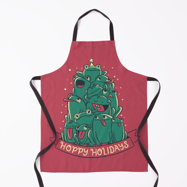 Item preview, Hoppy Holidays - Funny Frog Christmas Tree designed and sold by abowersock.