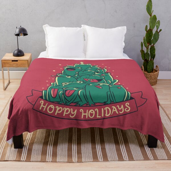 Item preview, Hoppy Holidays - Funny Frog Christmas Tree designed and sold by abowersock.