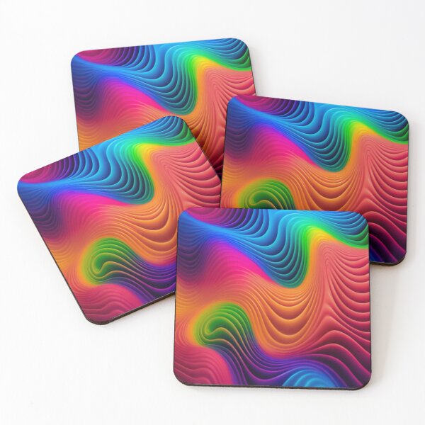 Item preview,  ABSTRACT COLORFUL WAVE PATTERN designed and sold by upbay.