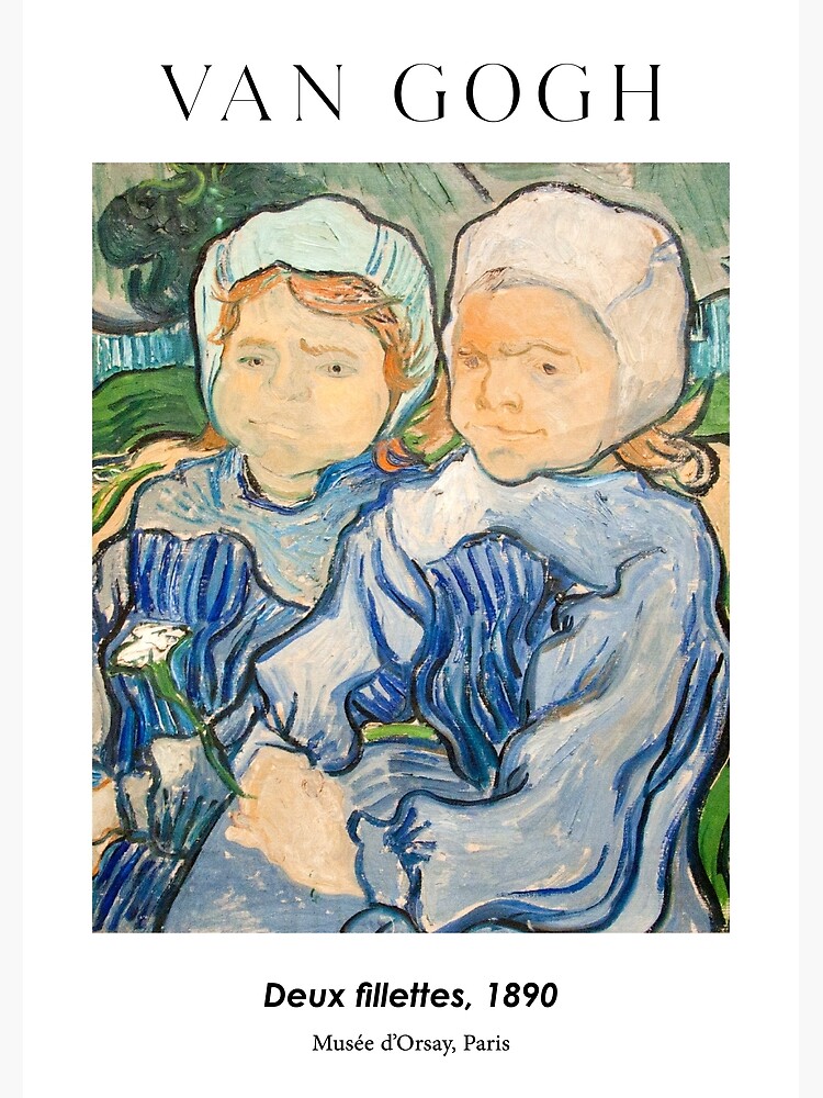Vincent van gogh, deux fillettes 1890