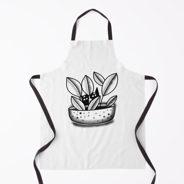 Item preview, Tattoo style cat watching you through indoor plants designed and sold by jazzydevil.