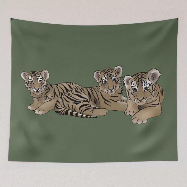 Item preview, Tiger Cub Trio designed and sold by Madison N.