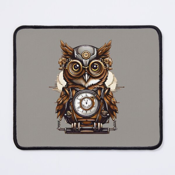 Item preview, Steampunk Owl Vintage Retro Style designed and sold by MusesWhispers.