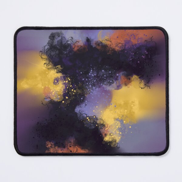 Item preview, Hysteria - Purple Yellow Orange Burnt Sienna Abstract designed and sold by Joey Santiago.