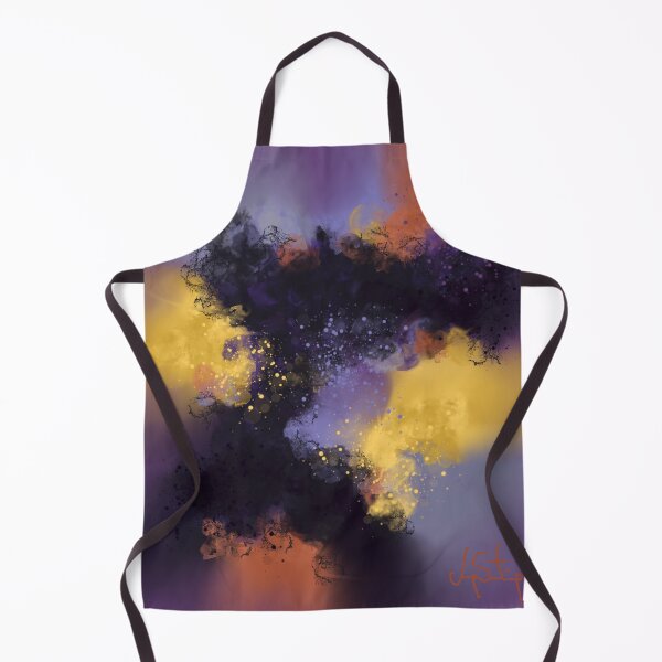 Item preview, Hysteria - Purple Yellow Orange Burnt Sienna Abstract designed and sold by Joey Santiago.
