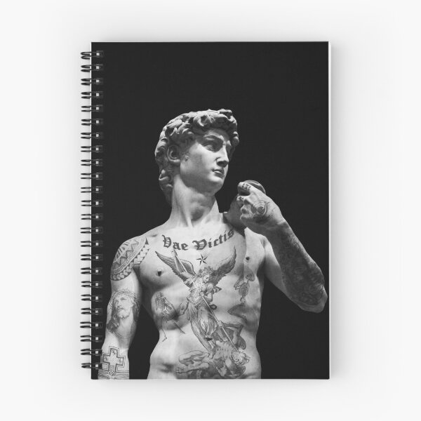 Item preview, Tattooed David Body Statue - Michelangelo's Tattooed Statue Of David  designed and sold by MadeByRobots.
