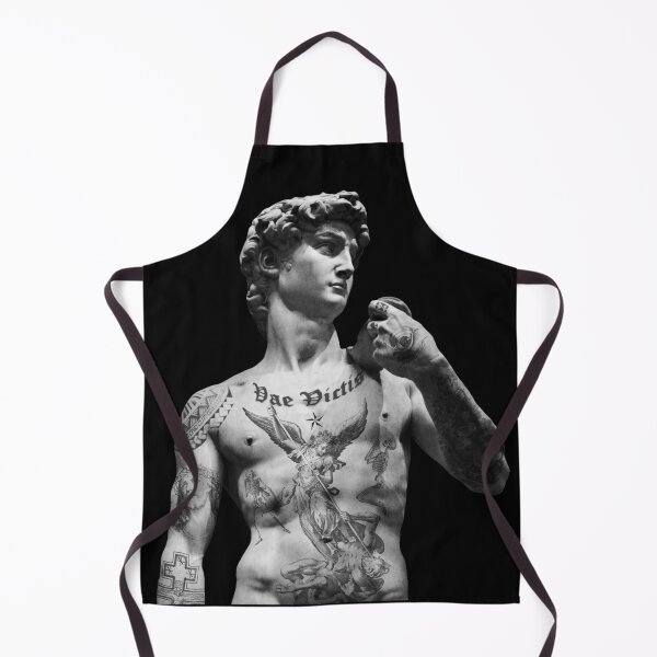 Item preview, Tattooed David Body Statue - Michelangelo's Tattooed Statue Of David designed and sold by MadeByRobots.