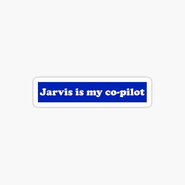 Jarvis Co-Pilot Sticker