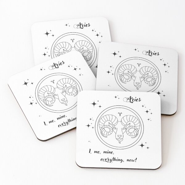 Item preview, Aries - ¡Yo, yo, lo mío, todo, ahora! - Signo del zodíaco Aries designed and sold by GRINspiration.