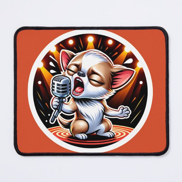 Item preview, Singing Chihuahua Star designed and sold by ZooStickerss.