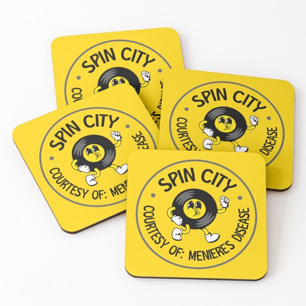 Item preview, Spin City - Meniere's Disease Awareness designed and sold by Picket Club.