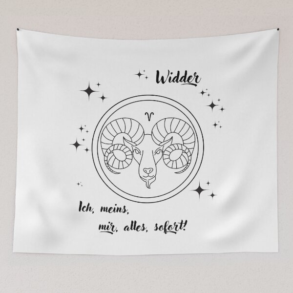 Item preview, Aries - I, mine, mine, everything, immediately! - Aries zodiac sign designed and sold by GRINspiration.