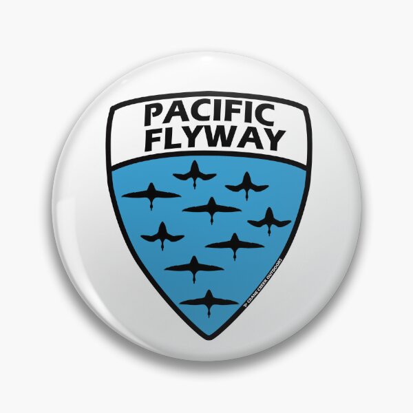 Item preview, Pacific Flyway Waterfowl Shield designed and sold by CraneCreek.