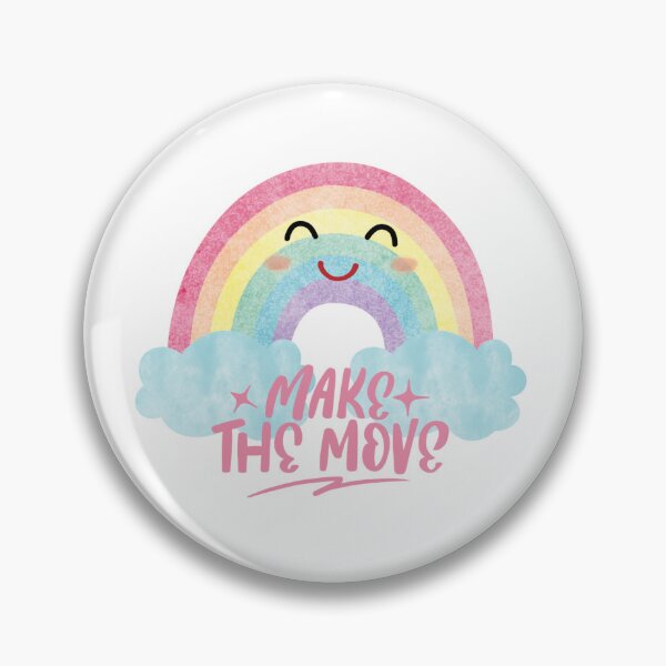 Item preview, Motivation Rainbow Make the Move designed and sold by WildBeauty.