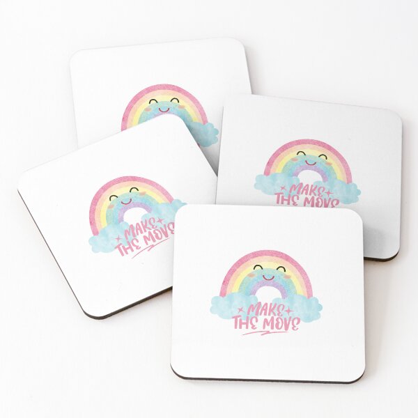 Item preview, Motivation Rainbow Make the Move designed and sold by WildBeauty.