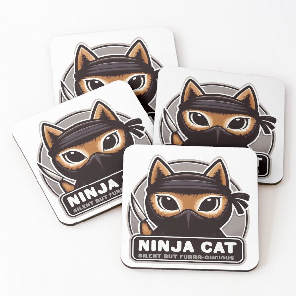 Item preview, Ninja cat designed and sold by Ninjacatoff.