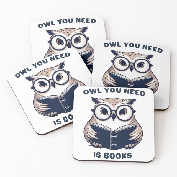 Item preview, Owl you need is books designed and sold by Ninjacatoff.
