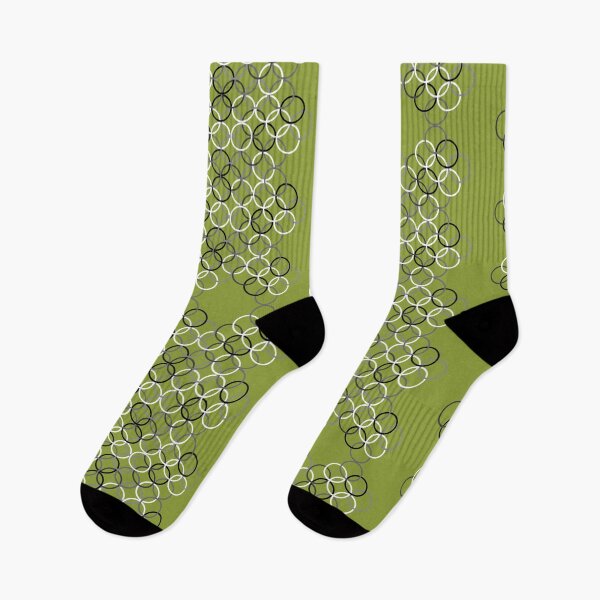 Item preview, Black and White Circlets Green designed and sold by Bellewood222.