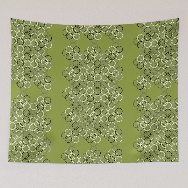 Item preview, Black and White Circlets Green designed and sold by Bellewood222.