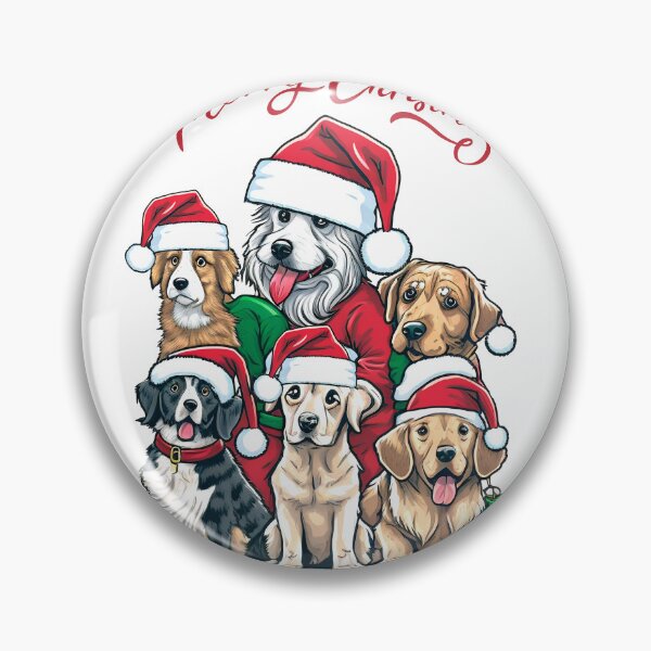 Item preview, Beautiful puppy with Santa hat designed and sold by Veremis.
