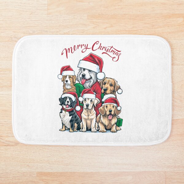 Aperçu de l'œuvre Beau chiot avec bonnet de Noel créée et vendue par Veremis.