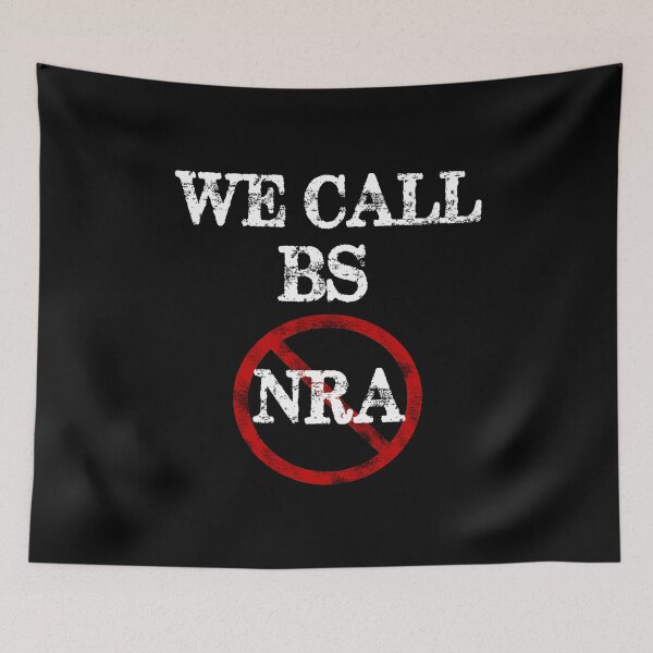 Item preview, We Call BS Anti NRA Badge Gun Control Vintage Retro Style Political Gear designed and sold by Greenguy79.