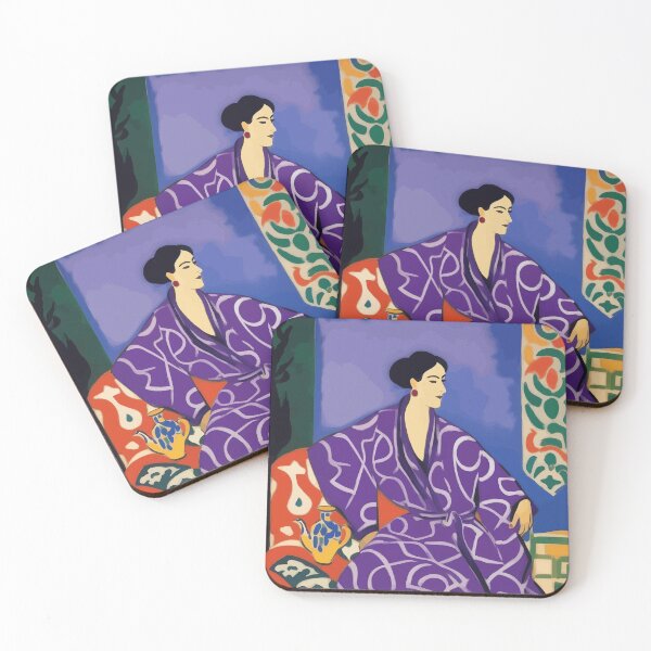 Item preview, Woman in a Purple Robe After Matisse designed and sold by Vicky Brago-Mitchell®.