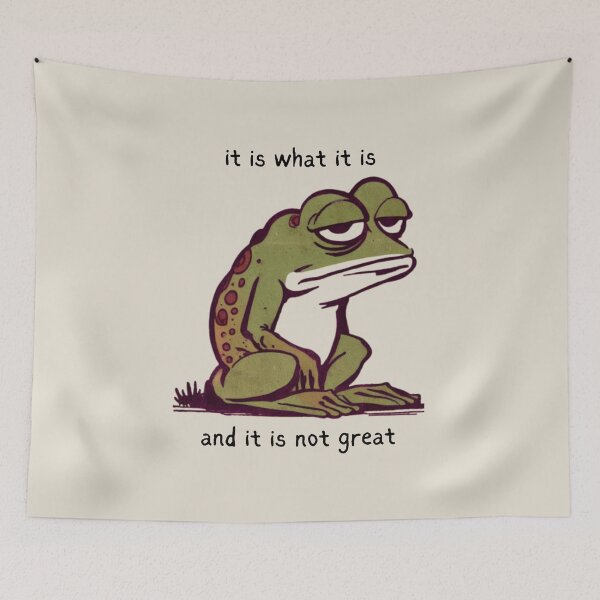 Item preview, It Is What It Is Froggo designed and sold by Melon Designs All.